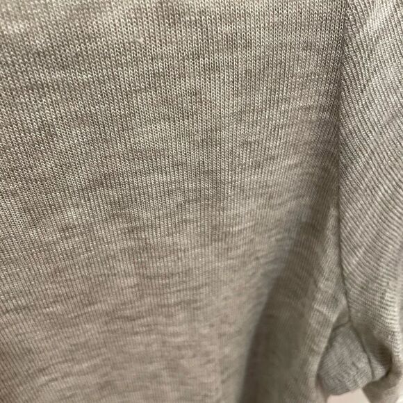 Wilfred TShirt Womens S Crewneck Long Line Split Hem Heather Gray Airy Opaque - Picture 5 of 7